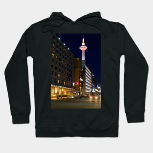 Kyoto Tower in Japan Hoodie